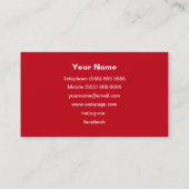 Carte de visite DJ (Dos)