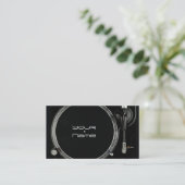 Carte de visite DJ (Debout devant)