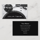 Carte de visite DJ (Devant / Derrière)