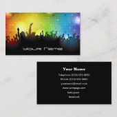 Carte de visite DJ (Devant / Derrière)