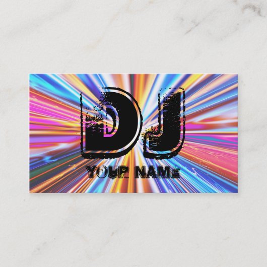 CARTE DE VISITE DJ (Devant)