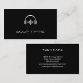 Carte de visite DJ (Devant / Derrière)