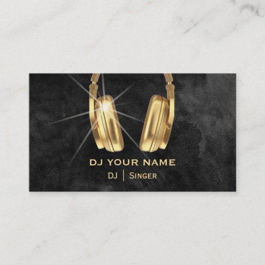 Carte de visite DJ (Devant)