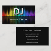Carte de visite DJ (Devant / Derrière)