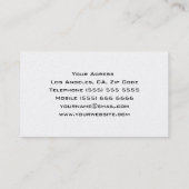 Carte de visite DJ (Dos)