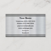 Carte de visite DJ (Dos)