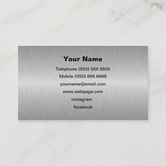 Carte de visite DJ (Dos)