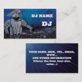 Carte de visite DJ (Devant / Derrière)