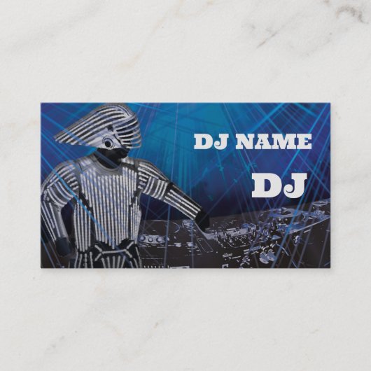 Carte de visite DJ (Devant)
