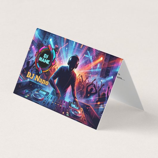 CARTE DE VISITE DJ (Devant)