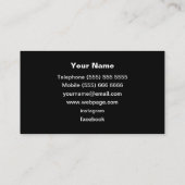 Carte de visite DJ (Dos)