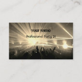 Carte de visite DJ (Devant)