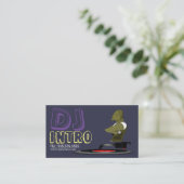 Carte de visite DJ (Debout devant)