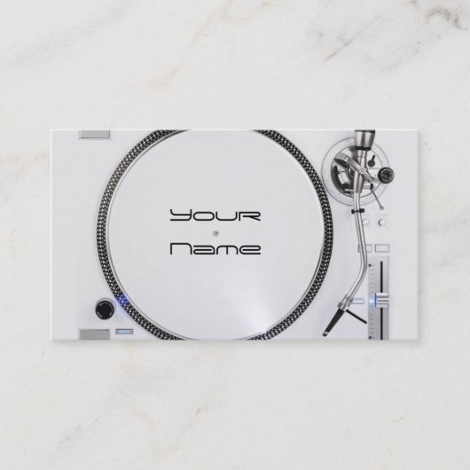 Carte de visite DJ (Devant)