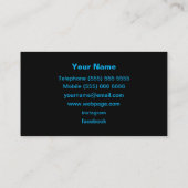 Carte de visite DJ (Dos)