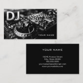 Carte de visite DJ (Devant / Derrière)