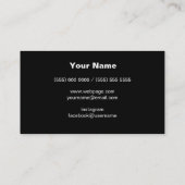 Carte de visite DJ (Dos)