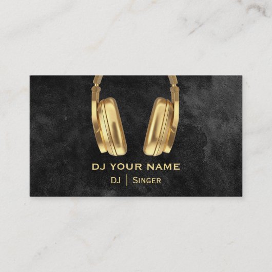 Carte de visite DJ (Devant)