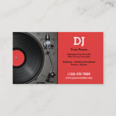 CARTE DE VISITE DJ (Devant)