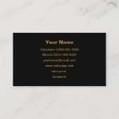 Carte de visite DJ (Dos)