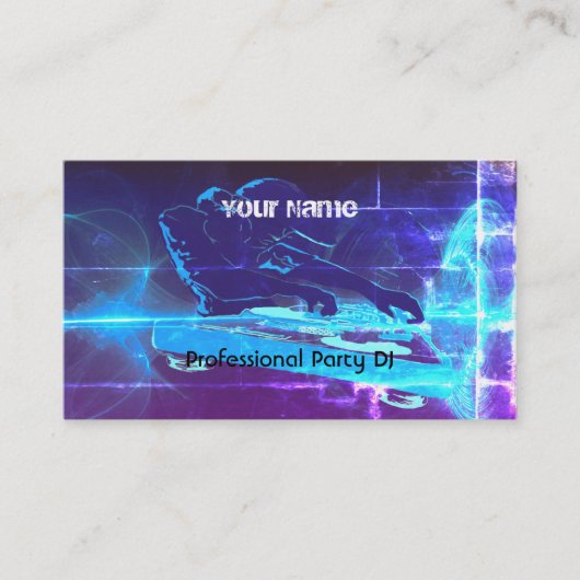 Carte de visite DJ (Devant)