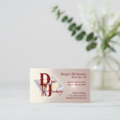 Carte de visite DJ (Debout devant)