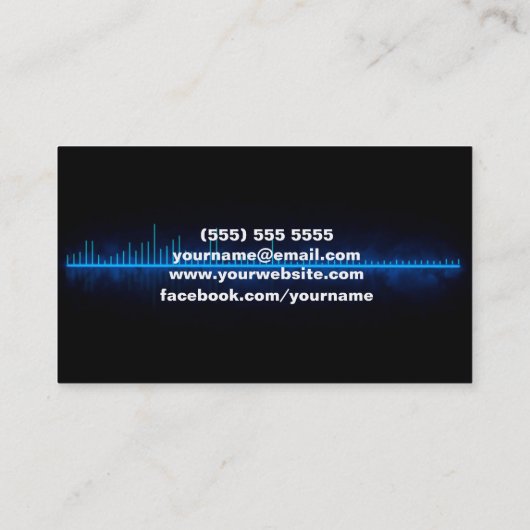 Carte de visite DJ (Dos)