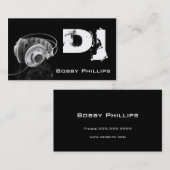 Carte de visite Dj (Devant / Derrière)
