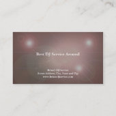 Carte de visite DJ (Dos)