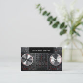 Carte de visite DJ (Debout devant)