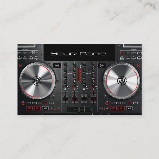 Carte de visite DJ (Devant)