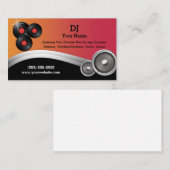 Carte de visite DJ (Devant / Derrière)