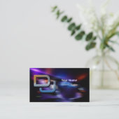 Carte de visite DJ (Debout devant)