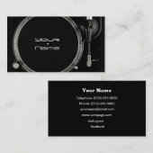 Carte de visite DJ (Devant / Derrière)