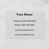 Carte de visite DJ (Dos)