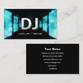 Carte de visite DJ (Devant / Derrière)