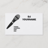 CARTE DE VISITE DJ BUSINESS CARD (Dos)