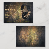 carte de visite dj casque (Devant / Derrière)