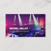 Carte De Visite DJ - Chanteur (Devant)