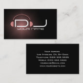 Carte de visite DJ classique (Devant / Derrière)