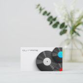 Carte de visite DJ classique (Debout devant)