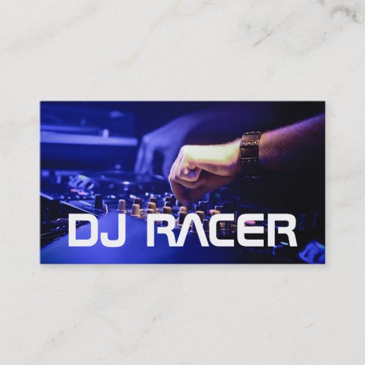 Carte de visite DJ Club cool (Devant)
