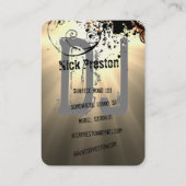 Carte De Visite DJ cool (Dos)