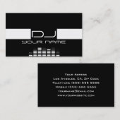 Carte de visite DJ cool (Devant / Derrière)