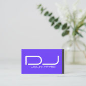 Carte de visite DJ cool (Debout devant)