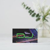Carte De Visite DJ cool (Debout devant)