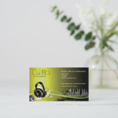 Carte De Visite DJ - coordinateur de musique deejay (Debout devant)