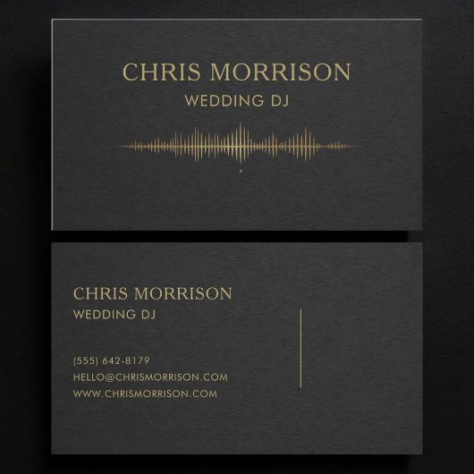 Carte De Visite DJ de mariage