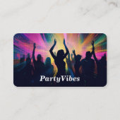 Carte de visite DJ de musique (Devant)