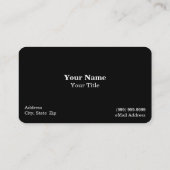 Carte de visite DJ de musique (Dos)